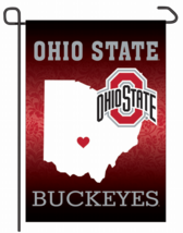 Ohio State Buckeyes 12" x 18" Premium Home State Garden Flag - $14.95