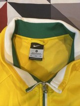 nike mens XL track jacket brazil national soccer team front embroiderd l... - $31.59
