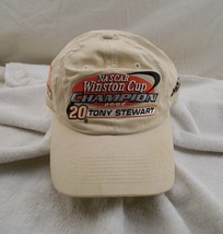 Nascar Wnston Cup Champion, 20 Tony Stewart Hat Adult - Joe Gibbs Racing 2002 - $7.83
