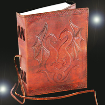 Haunted 27X LUCK MAGNIFIER JOURNAL HIGH MAGICK LEATHER BOUND WITCH CASSIA4 - $38.00