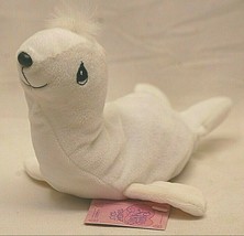Tender Tails Plush Toy Easter Seal All White Precious Moments Enesco - $16.82