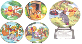Disney Winnie the Pooh Eeyore Tigger Piglet Collector Plate Bradford Exc... - $49.95