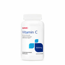 Gnc Vitamin C 1000 mg.180 Vegetarian CAPS--CITRUS Bioflavonoids -EXP 05/23 --A - $17.65