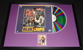 Shaquille O'Neal Signed Framed 1994 Blue Chips Laserdisc DVD Display LSU image 1