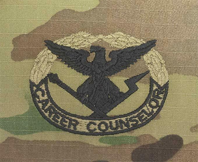 Genuine U.S. ARMY Embroidered Badge: CAREER COUNSELOR Sew On OCP ...