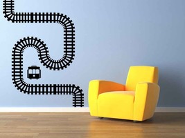 Train Tracks - Vinyl Wall Art Decal - $69.00