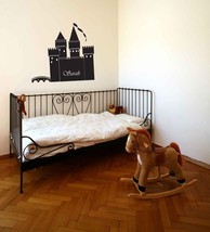 Castle with Bridge Can Be Personalized - Vinyl Wall Art Deca - $35.00