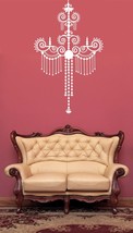 Baroque Decorative Chandelier - Vinyl Wall Art Decal - $36.00