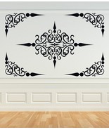 Decorative Scroll Panel or Ceiling Panel - Vinyl Wall Art De - $55.00