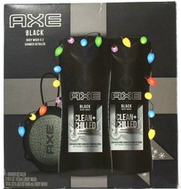 Axe Black 2 Count 16 Oz Clean &amp; Chilled Body Wash &amp; Shower Detailer Gift... - $35.99