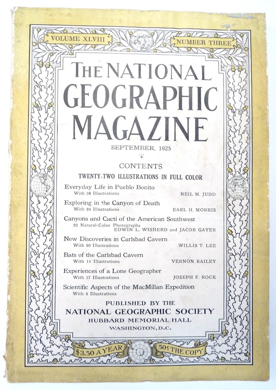 National Geographic magazine September 1925 Southwest Native American ...