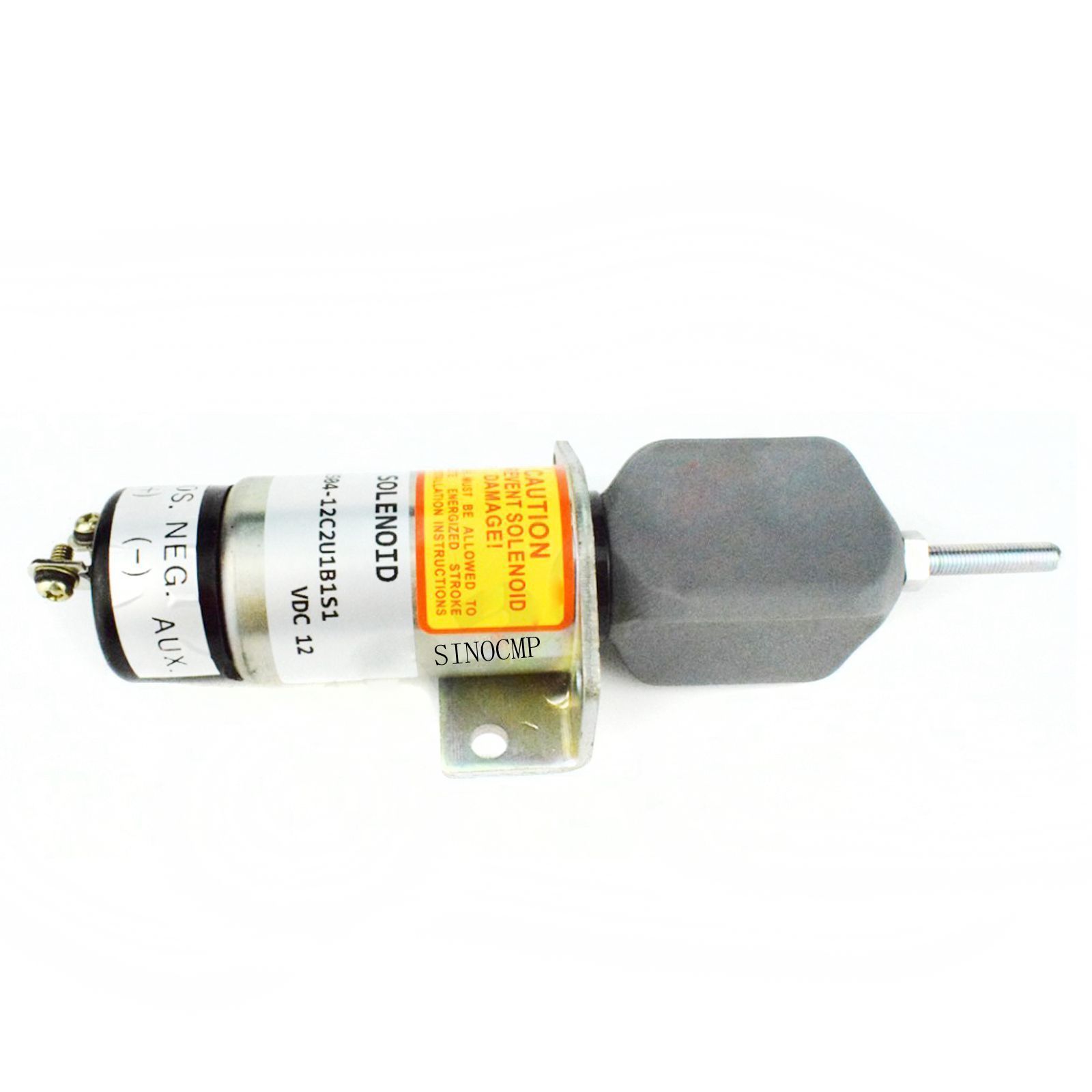 SINOCMP 1504-12C2U1B1S1 Shutoff Solenoid For Synchro Start Kubota DF-750 12V