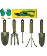 9 Pieces Garden Tool Set Gardening Tools Gift Kit Non-Slip Handle with case - £23.01 GBP