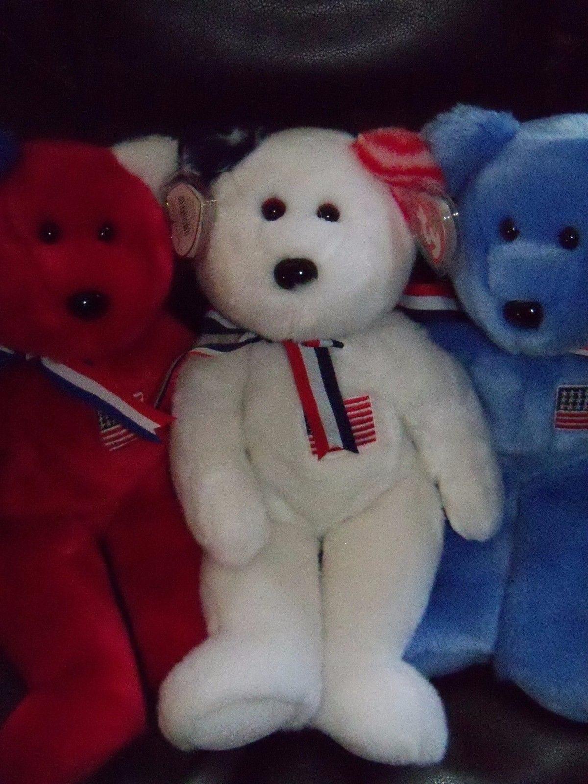 red white and blue beanie baby 2002