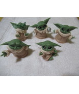 5 Piece Baby Yoda Figures  - £13.19 GBP