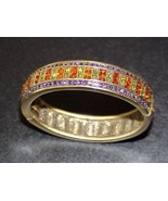 HEIDI DAUS Everyday Elegance Multicolor Crystal 6-3/4&quot; Bangle Bracelet - $140.76