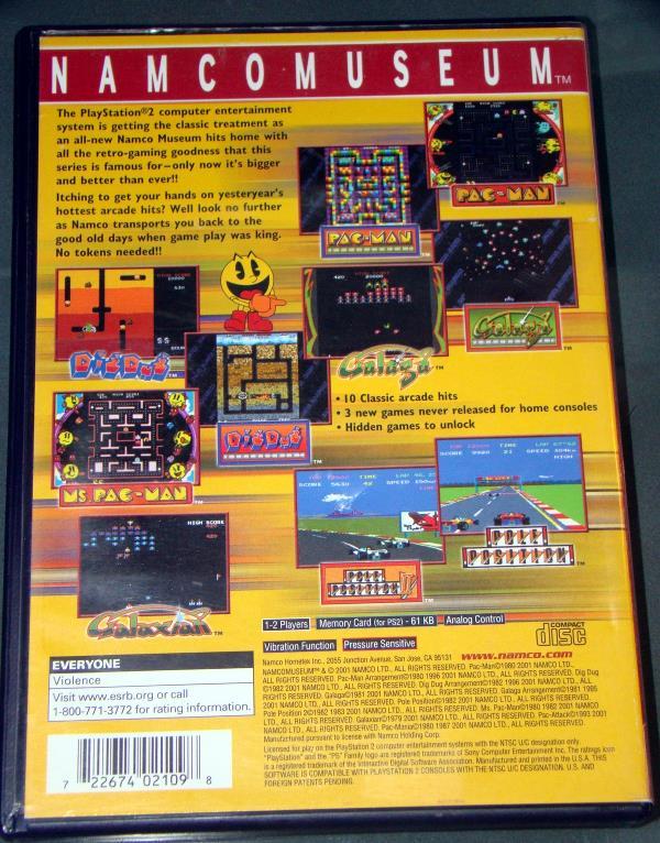 Playstation 2 - NAMCO MUSEUM (Complete with Manual) - Video Games