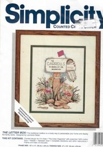 The Letter Box Simplicity Kit 05611 in Counted Cross Stitch Personalized... - $14.84