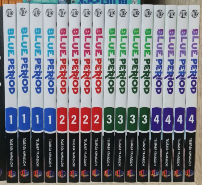 Blue Period Tsubasa Yamaguchi Manga Volume 1-4 English Version