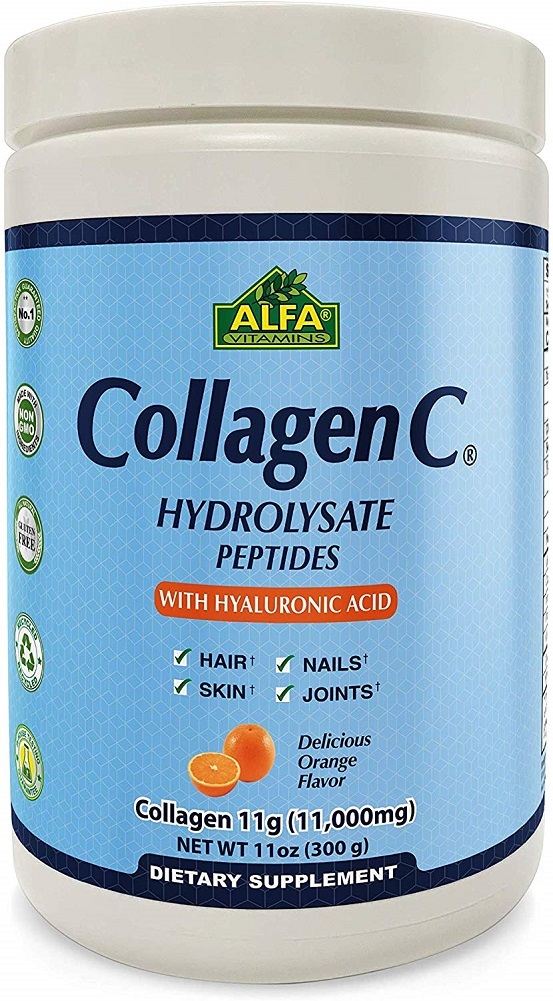 Collagen Hydrolysate Peptides Powder Supplement Premium Quality (Orange
