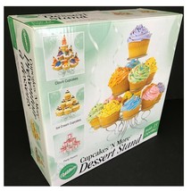 Dessert Stand Cupcakes 'N More by Wilton 3 Tiered Metal Spirals Holds 13 Treats - $14.29