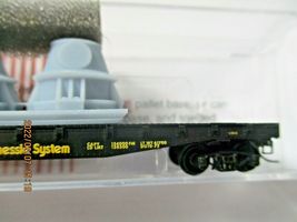 Micro-Trains Stock # 04500570 B&O/Chessie System 50' Flat Car with Load N-Scale image 3