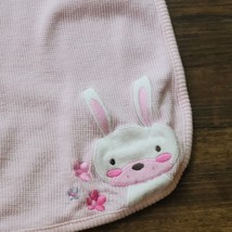 Just Born Baby Girl Pink Cotton Thermal Blanket Bunny Rabbit - $29.69