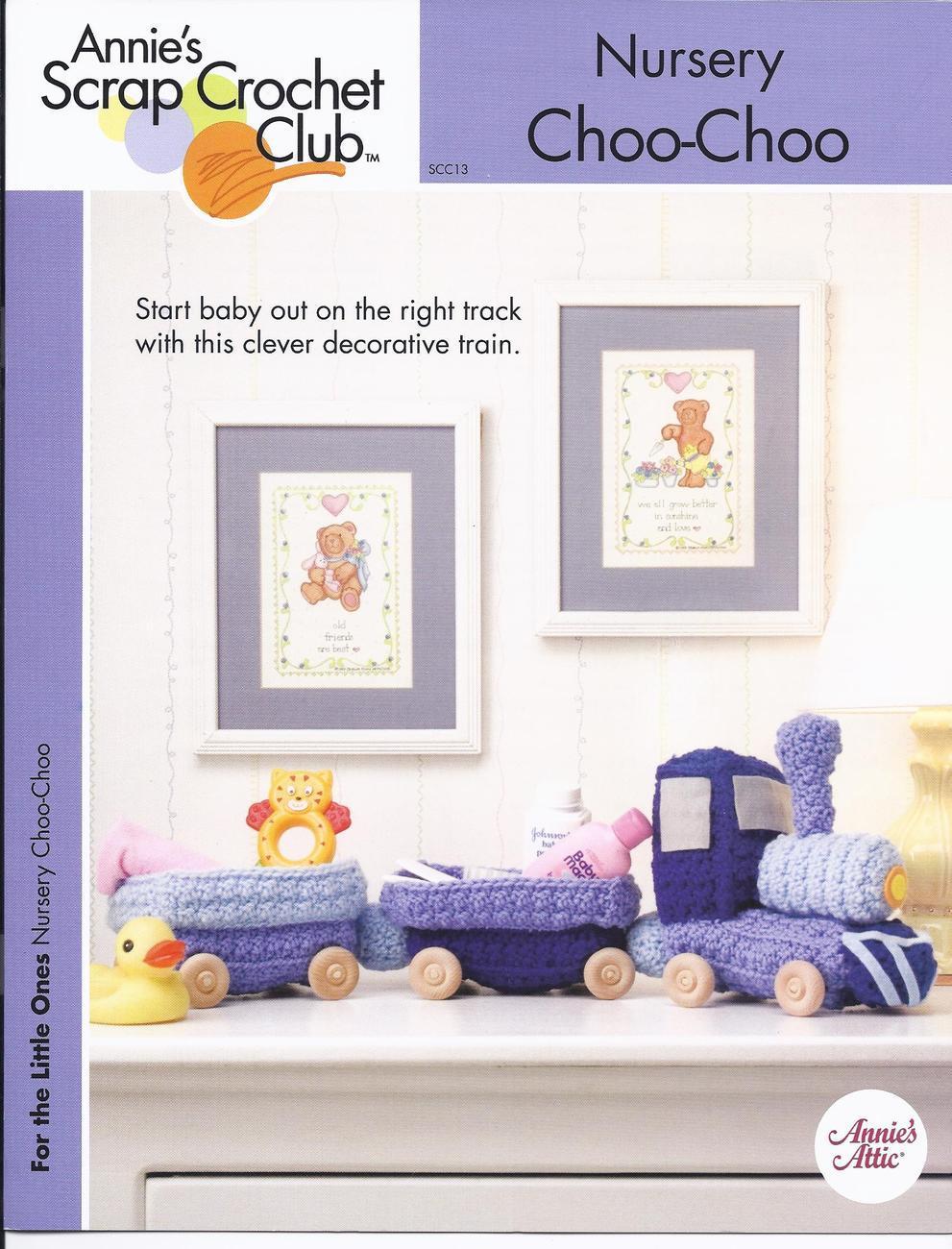 Nursery Choo-Choo Train Crochet Pattern~Annie's - $3.99