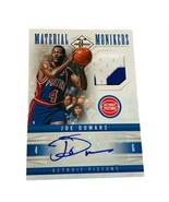 Joe Dumars Autograph Jersey Patch Logo Auto /25 Pistons 2012 Limited Mon... - $123.75