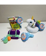 Bark dog toys plush unicorn pouch pet set XS S - $49.50