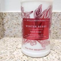 Williams Sonoma Hand Lotion, Winter Berry, 16oz, discontinued, New image 2