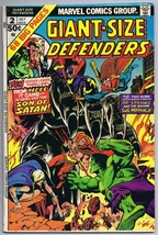 Giant Size Defenders #2 ORIGINAL Vintage 1974 Marvel Comics image 1