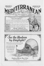 1927 Frank&#39;s Mediterranean Cruise De Luxe Vintage Ad - $2.00