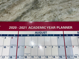 2020-2021 Erasable Calendar, Dry Erase Wall Planner by AT-A-GLANCE, 24in x 36in - $19.55