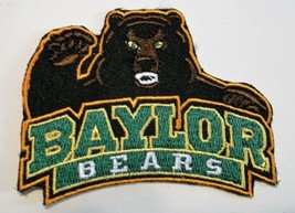 Baylor Bears~Embroidered PATCH~3 1/8" x 2 1/2"~Iron or Sew On~NCAA  - $4.45