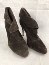 Colin Stuart Womens High Heel Bootie Brown Sued Size 10B - $6.93