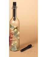 7&quot; B/O WINE STOPPER w/WARM WHITE MICRO LED LIGHTS 2FT. HOLIDAY CHRISTMAS... - $9.88