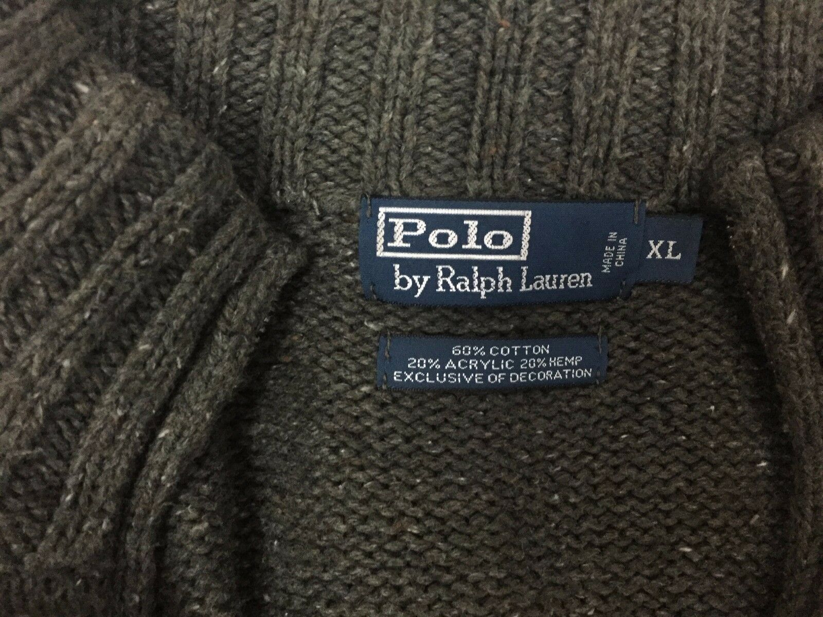 polo sweater with elbow patches