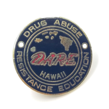 DARE Hawaii Hawaiian Islands Drug Abuse Resistance Education Enamel Pin ... - $12.99