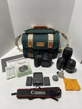 CANON EOS 20D Digital Camera Bundle With 3 Lenses Carry Case And More - Used - $280.15