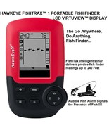 HAWKEYE FISHTRAX™ 1 PORTABLE FISH FINDER WITH LCD VIRTUVIEW™ DISPLAY - $82.95
