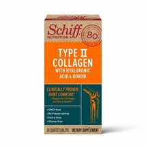 Schiff Type II Collagen, Hyaluronic Acid and Boron Tablets, 30 Count Col... - $39.59