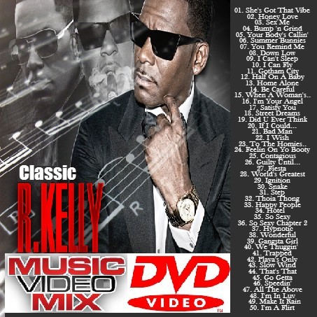 R. Kelly Music Video Collection DVD - 50 Classic Videos - DVD, HD DVD ...