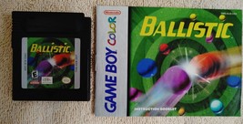 Vtg 1998 Game Boy Color Ballistic Cartridge + Manual Tested Works Nintendo - $12.99