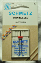 Schmetz Sewing Machine Twin Needle 1771 - $7.29