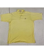 Vtg Masters Golf Polo Men&#39;s XL Shirt Slazenger Golf Shop Collection Yellow  - $32.73