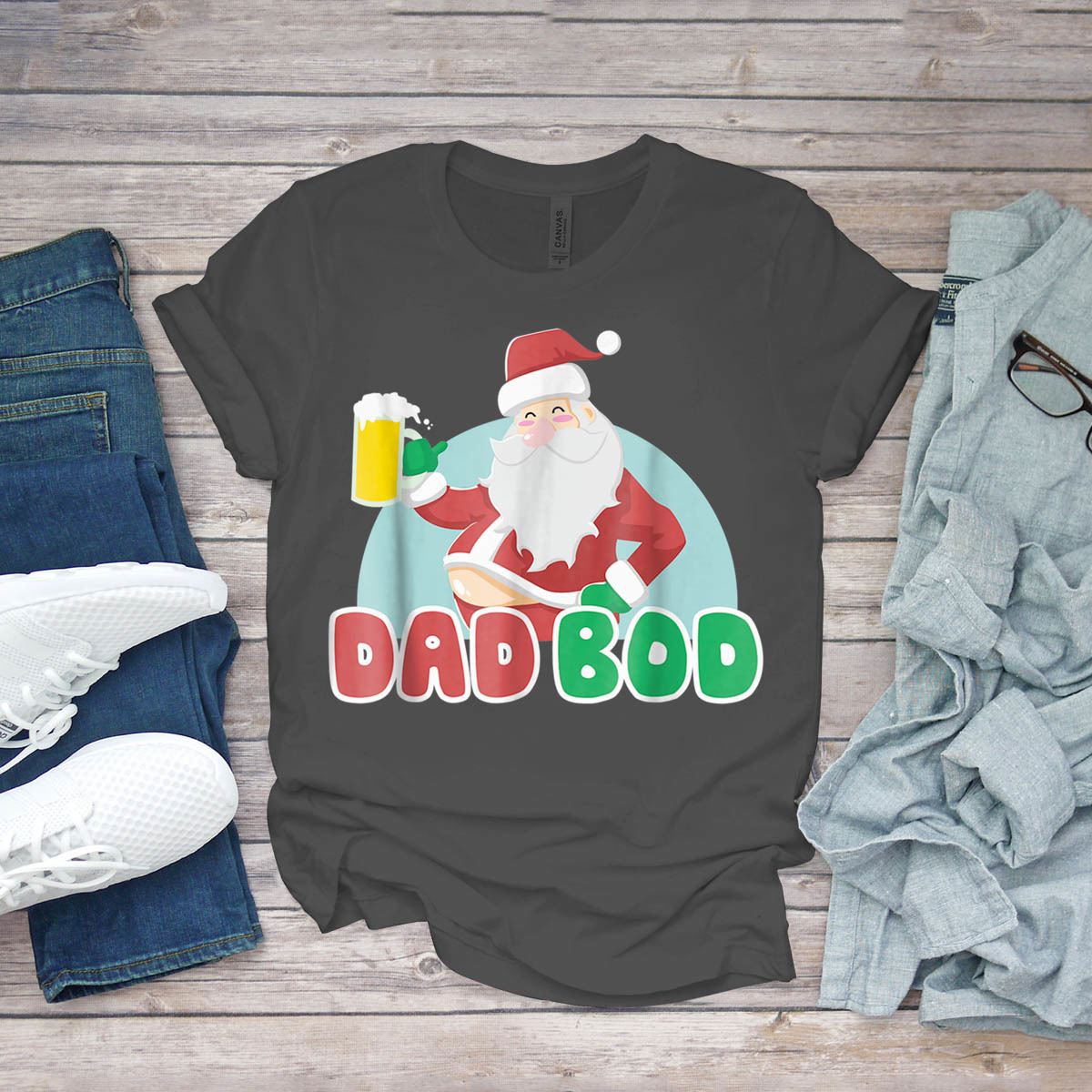 santa belly shirt