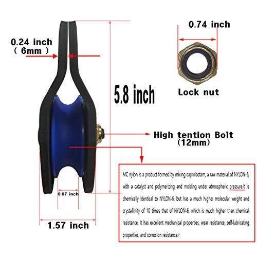 Ssack Snatch Block for Winches Pulley Synthetic Rope Snatchblock Winch