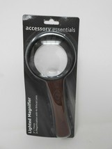 Accessory Essentials 3&quot; Lighted Magnifying Glass NEW Usually ships in 12... - $14.10