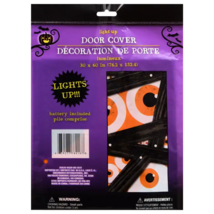 Halloween Light Up Party Decoration Haunted Door Cover 30" x 60" Inches image 2